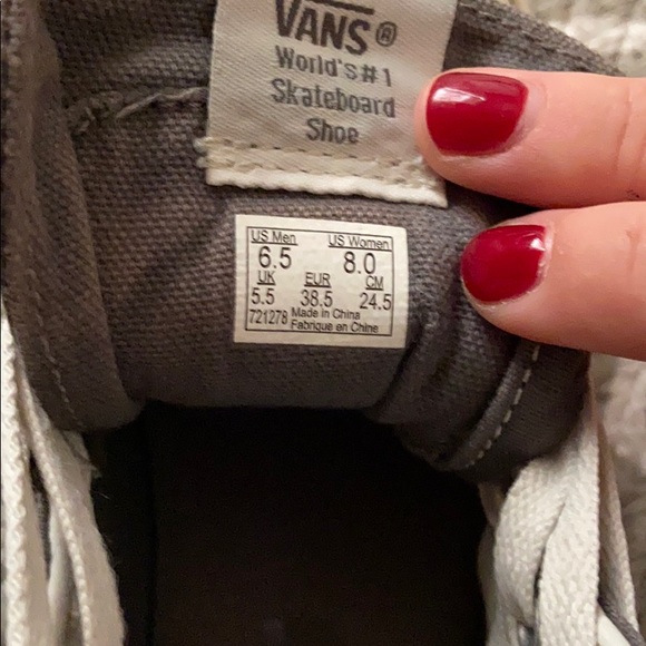 grey vans - Picture 3 of 4